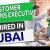 Customer Relations Executive Required in Dubai