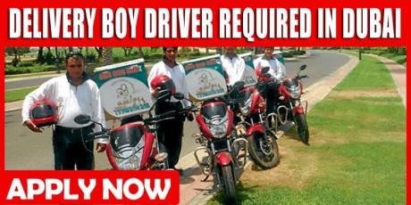DELIVERY BOY DRIVER REQUIRED IN DUBAI