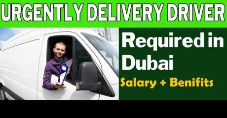 Urgently Delivery Driver Required in Dubai