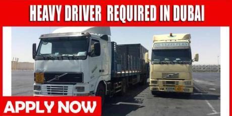 HEAVY DRIVER REQUIRED IN DUBAI