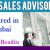 Sales Advisor Required in Dubai