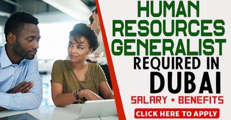 Human Resources Generalist Required in Dubai