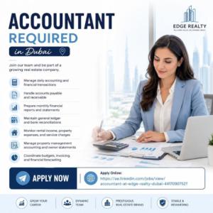 Accountant Required in Dubai