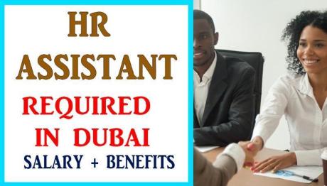 Human Resources Assistant Required in Dubai