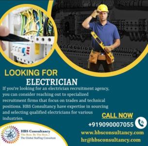 Electricians Recruitment Services