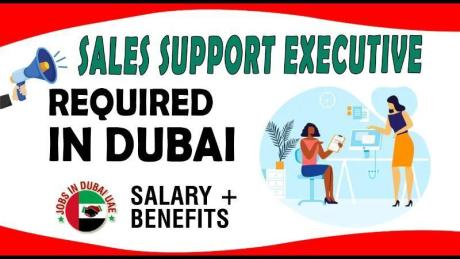 Sales Support Executive Required in Dubai