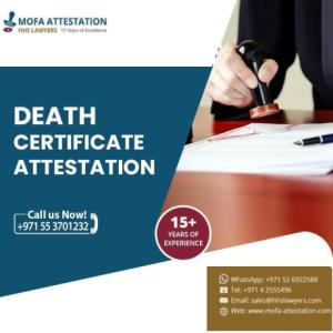 Death Certificate Attestation in UAE