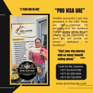 2-year UAE residence visa processed