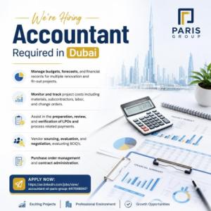 Accountant Required in Dubai