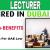 Lecturer Required in Dubai