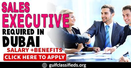 SALES EXECUTIVE REQUIRED IN DUBAI