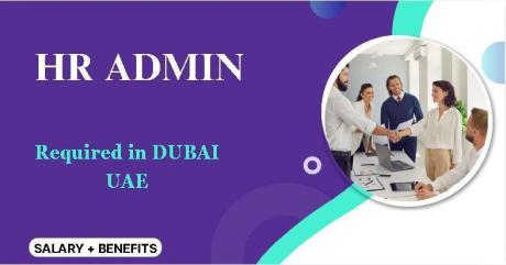 HR Admin Required in Dubai