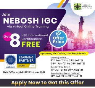 Green World Group The Gold Learning Partner status with NEBOSH in KSA