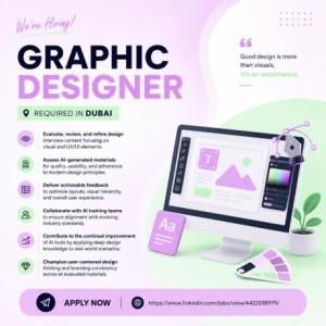 Graphic Designer Required in Dubai
