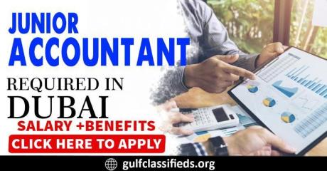 JUNIOR ACCOUNTANT REQUIRED IN DUBAI