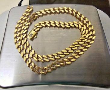 Monacco 18K.. 24 INCHES. 38.15 grams