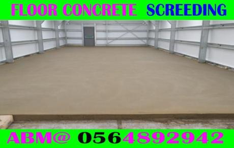 Concrete Floor Screeding Contractor Ajman Dubai Sharjah