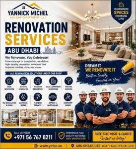 Renovation Services Abu Dhabi