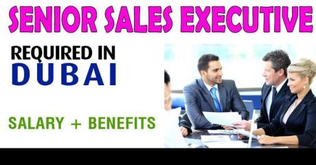 Senior Sales Executive Required in Dubai