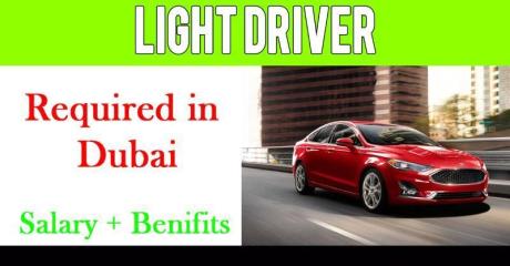LIGHT DRIVER Required in Dubai
