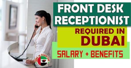 Front Desk Receptionist Required in Dubai