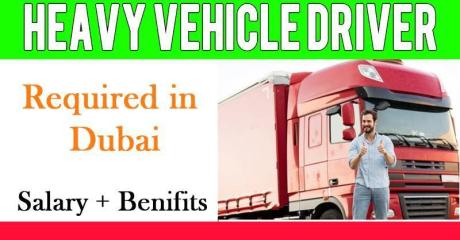 HEAVY VEHICLE DRIVER REQUIRED IN DUBAI