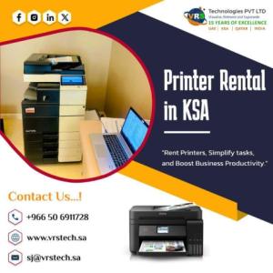 What to Expect from a Printer Rental Service in KSA?