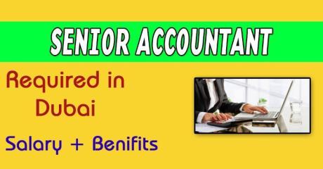 Senior Accountant Required in Dubai