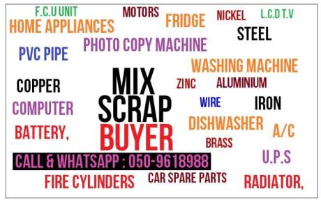 Metal Scrap Buyer Auto Parts in Al Quoz - DIP - Ras Al Khor Dubai