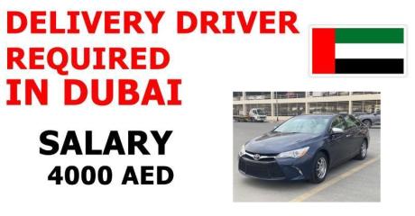 DELIVERY DRIVERS REQUIRED IN DUBAI
