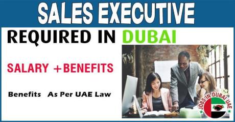 Sales Executive Required in Dubai