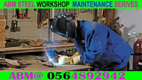 Boundary PVC Coated Fences Chain Fixing work Contractor in Dubai Ajman