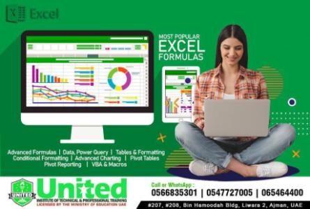 EXCEL @600 Grab this offer with United Institute Call us 0547899234