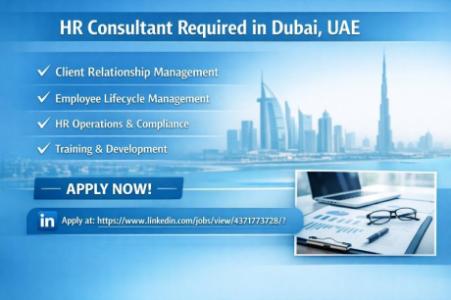 HR Consultant Required in Dubai