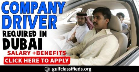COMPANY DRIVER REQUIRED IN DUBAI