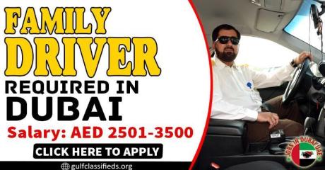 FAMILY DRIVER REQUIRED IN DUBAI