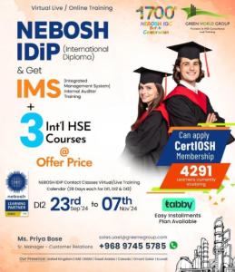 Dive into Success: Mastering Nebosh I Dip in Oman