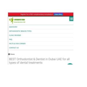 Orthodontist & Dentist in Dubai UAE