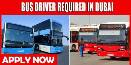 BUS DRIVER REQUIRED IN DUBAI
