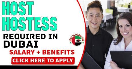 Host/Hostess Required in Dubai