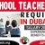 SCHOOL TEACHER REQUIRED IN DUBAI