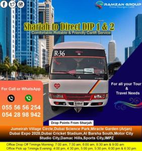 Sharjah to DIP Motor city IMPZ JVC 055 5656254
