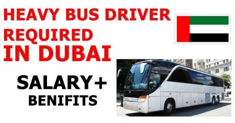 HEAVY BUS DRIVER REQUIRED IN DUBAI