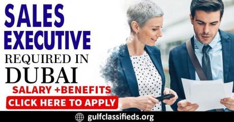 SALES EXECUTIVE REQUIRED IN DUBAI