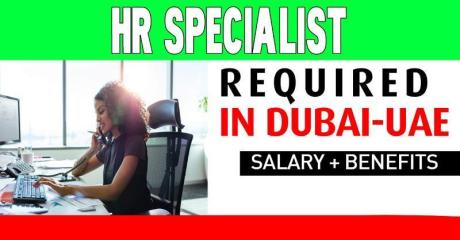 Human Resources Specialist Required in Dubai