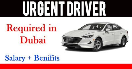 Urgent DRIVER Required in Dubai