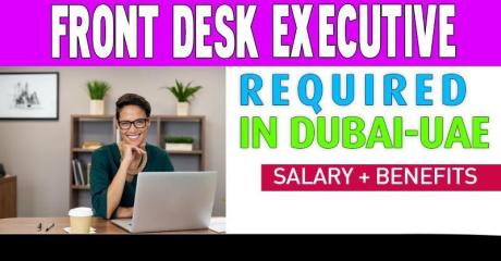 Front Desk Executive Required in Dubai