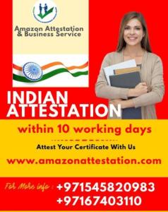 Indian Certificate Attestation for UAE