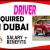 Driver Required in Dubai