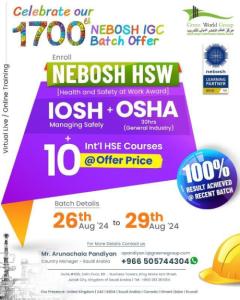 NEBOSH HSW is Your Key to Career Success in KSA